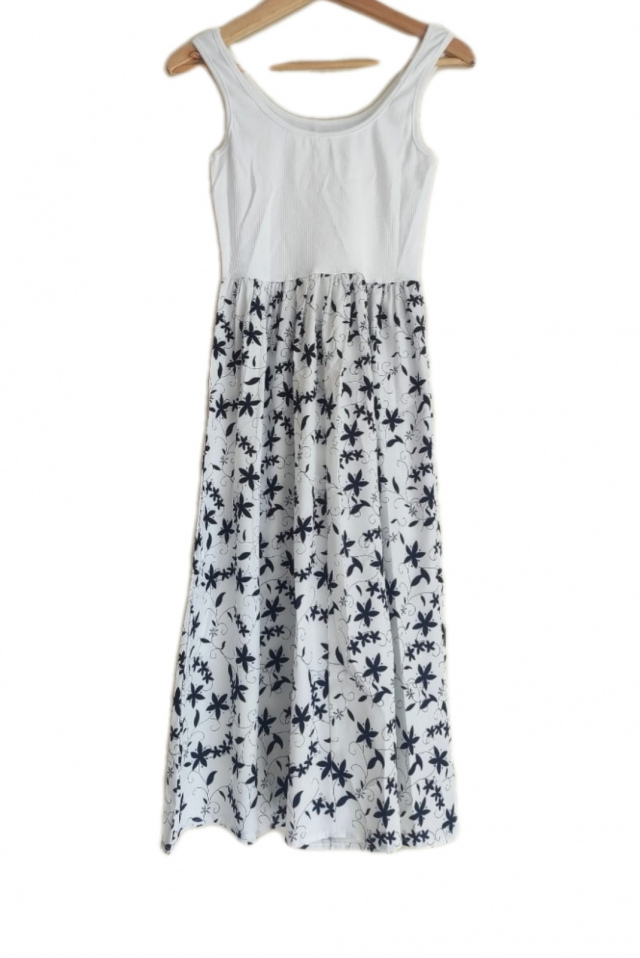 Black and White Long Dress