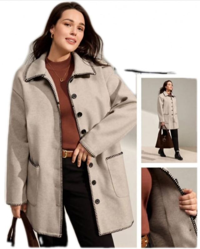 Plus Size Coat