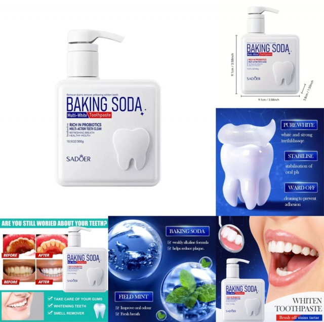 Soda Probiotic Pump Toothpaste