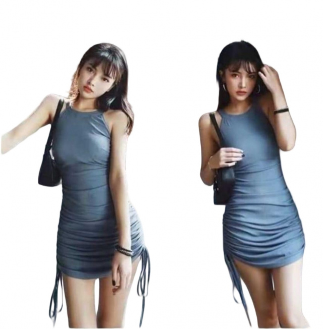 Grey Mini Dress